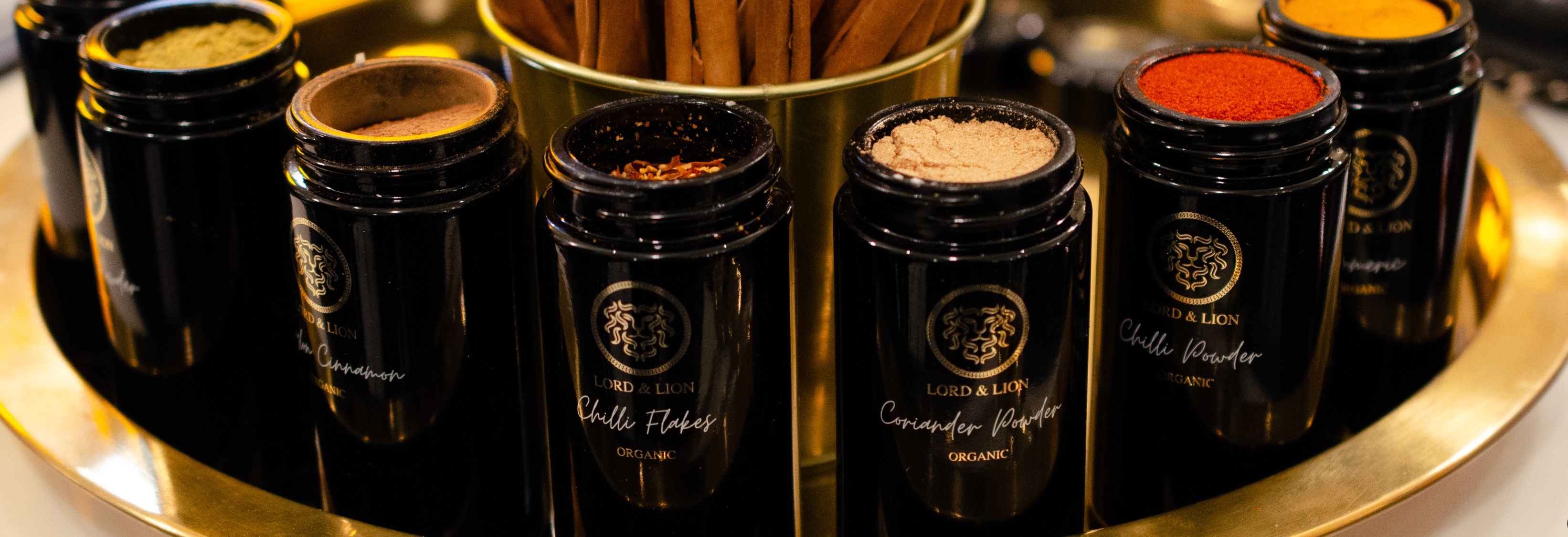 Harrods Organic Spice Jars