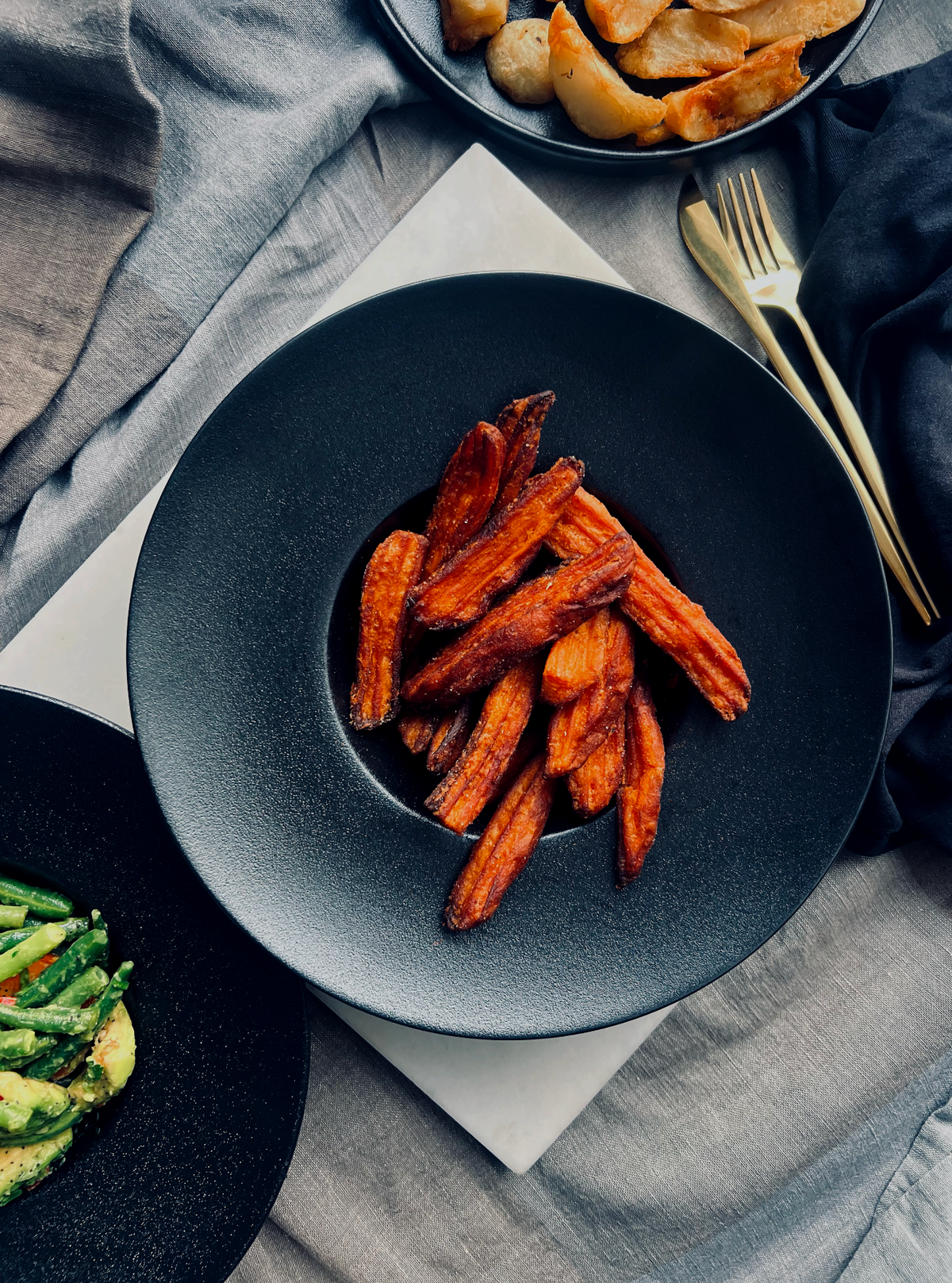 Paprika Sweet Potato Wedges