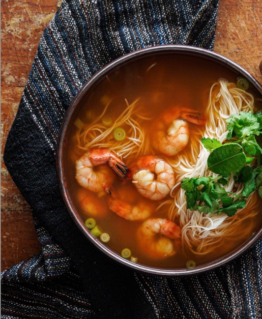 Spicy Prawn Noodle Soup