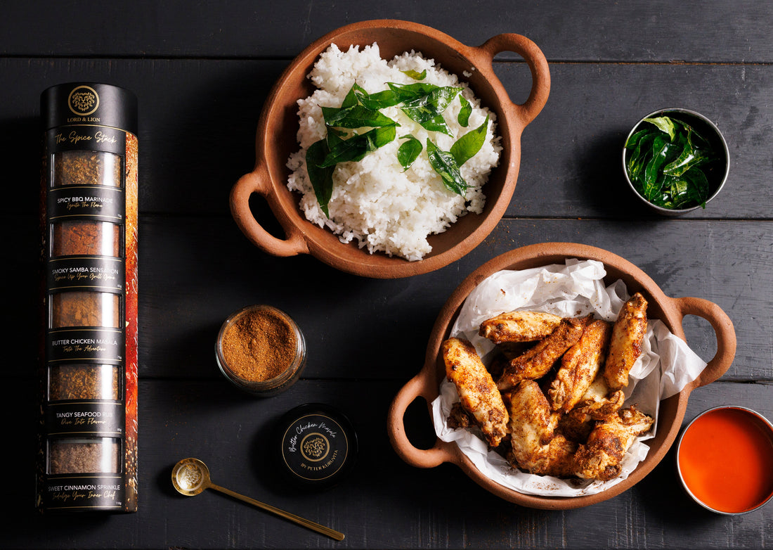 Air-Fried Butter Chicken Masala Wings